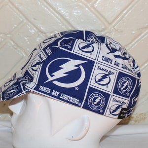 cycling cap tampa Bay Lightning NHL cotton print  M L