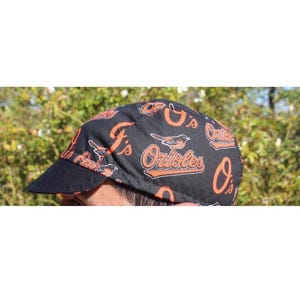 Cycling cap Baltimore Orioles handmade in USA