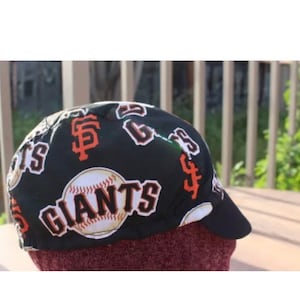 Cycling cap  San Francisco Giants handmade in USA  L M S