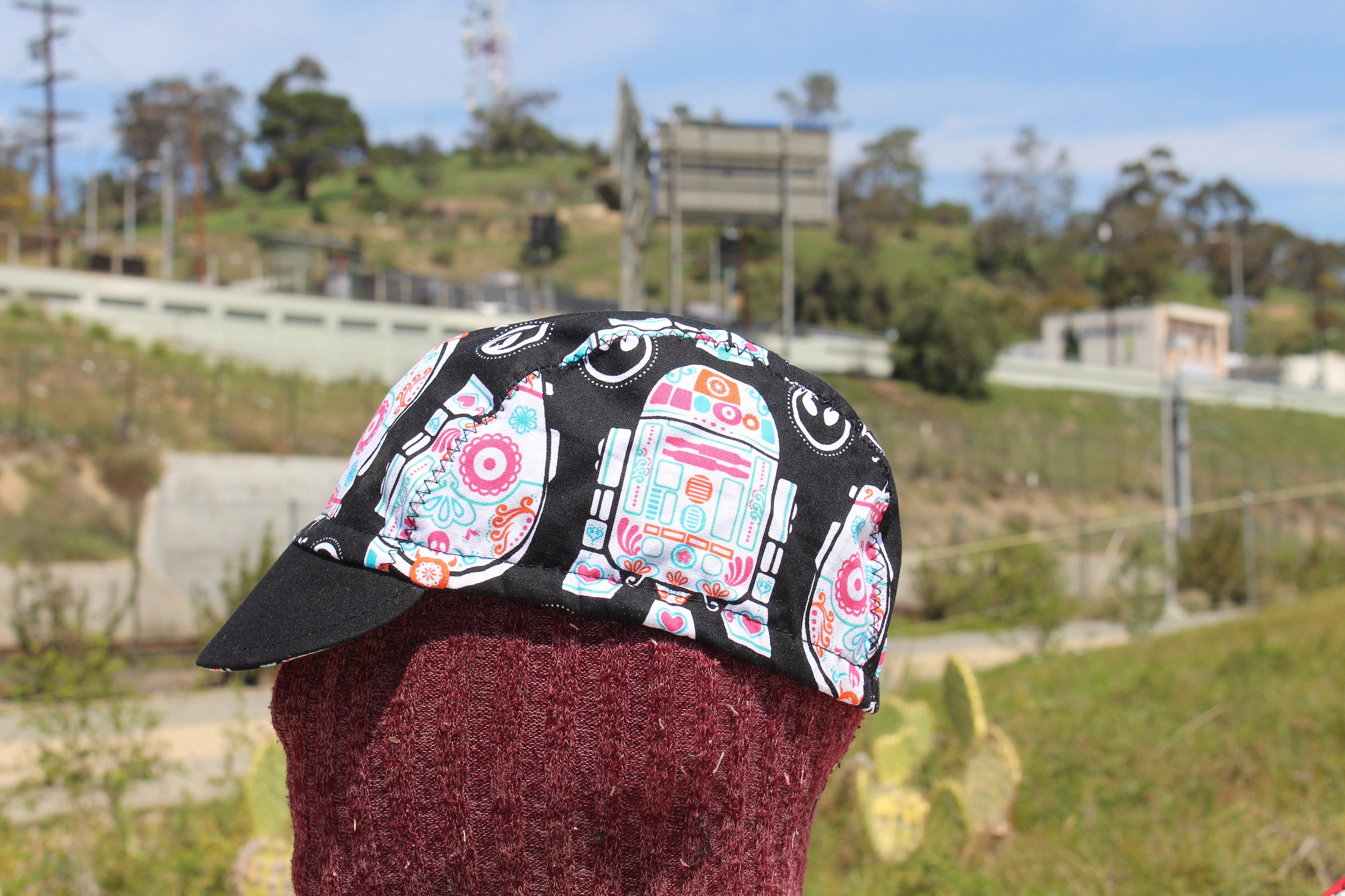 Cycling cap stars wars sugar 100% cotton print any size HANDMADE