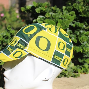 cycling cap Oregon Ducks HANDMADE IN USA
