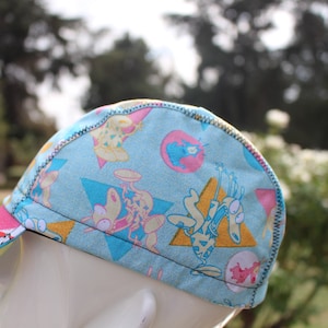 cycling cap my childhood cartoons 90&#39;S  handmade in USA