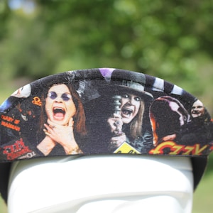 cycling cap  Ozzy  crazy train handmade in USA