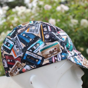 CYCLING CAP I LOVE MY CAT 100%  COTTON HANDMADE IN USA ANY SIZE