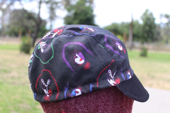 Cycling Cap KISS Band 100 Cotton Fabric Handmade in USA Size L M S Etsy
