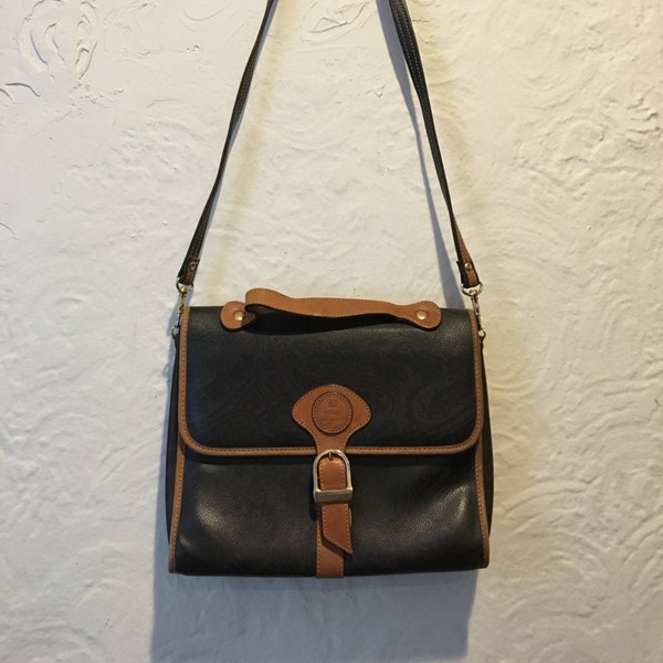 Vintage Bag- Vintage Vinyl Pierre Balmain Crossbody Bag