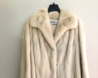 The evans collection mink best sale coat