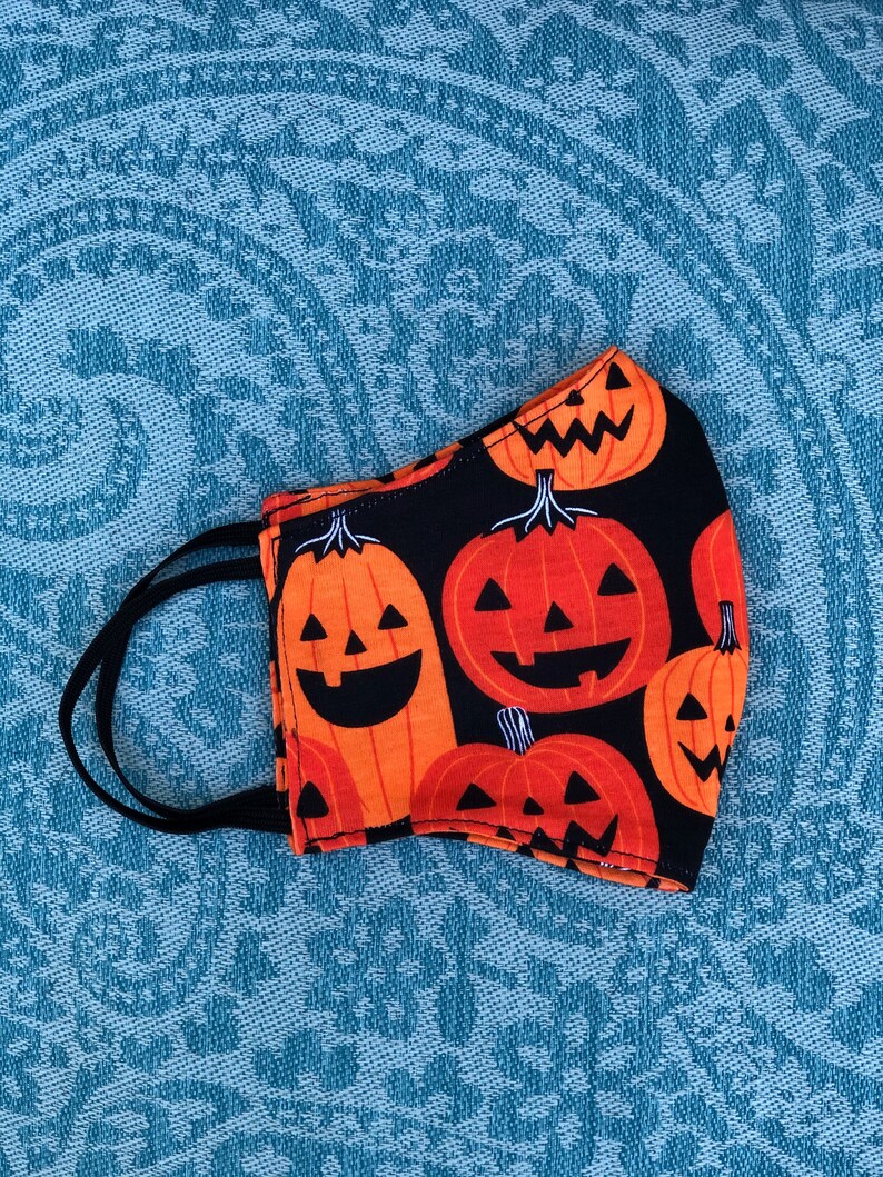 Pumpkin Reusable Face Maskface Mask Adults Washable Face Etsy