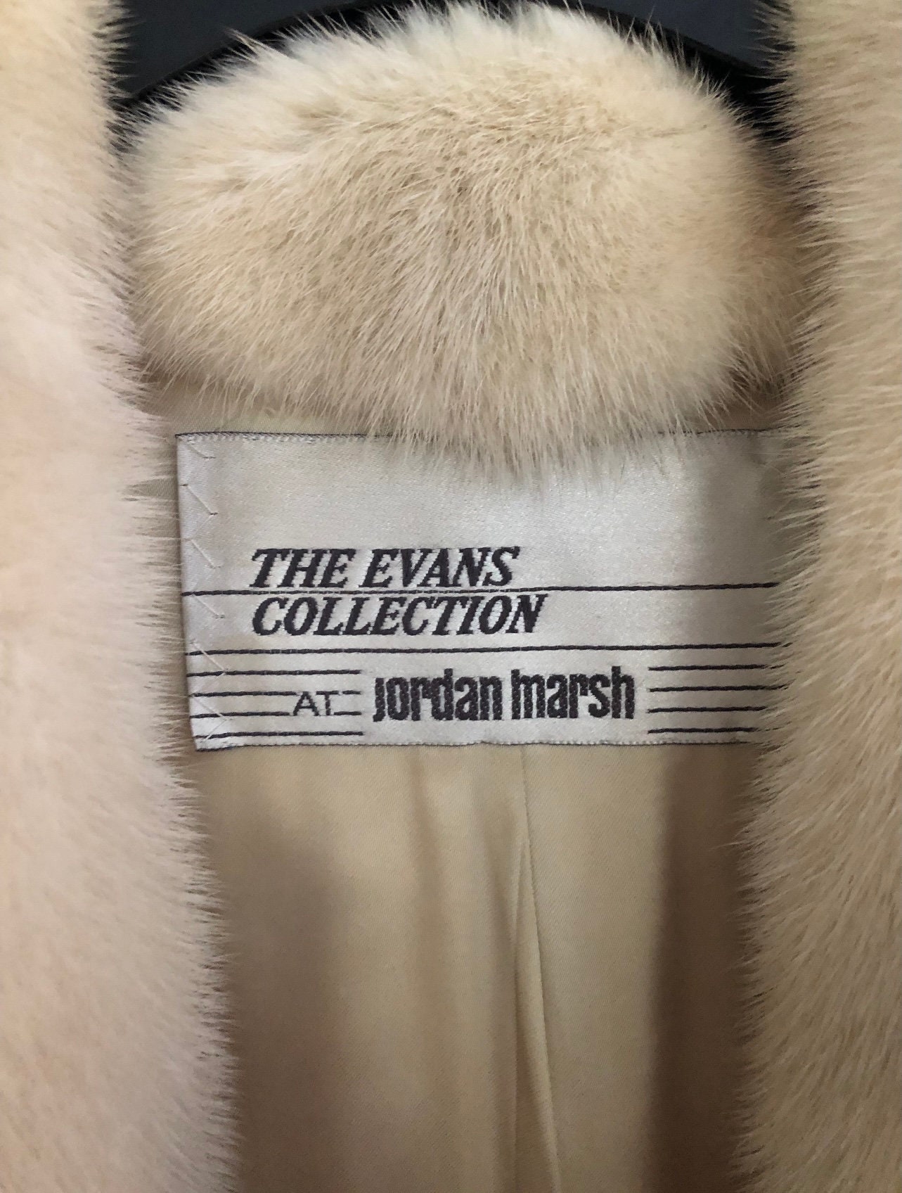 The evans collection mink coat best sale