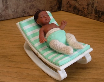 1:6 KNITTING PATTERN pdf baby doll leggings to fit Zuru My Mini Baby Barbie/Skipper Baby