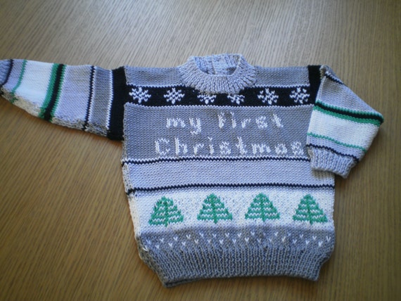 baby christmas sweater knitting pattern