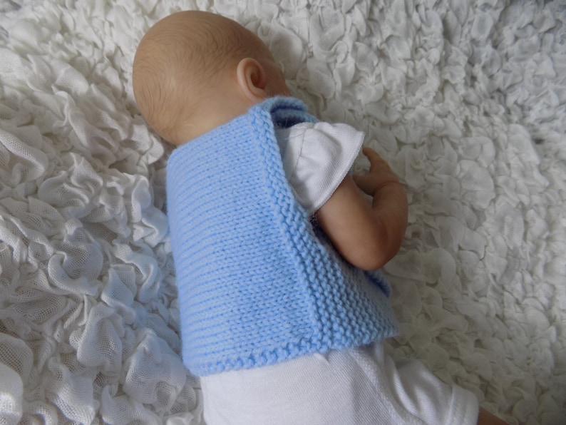 Pdf Knitting Pattern for 10inch Premature Baby Wrap and Etsy UK