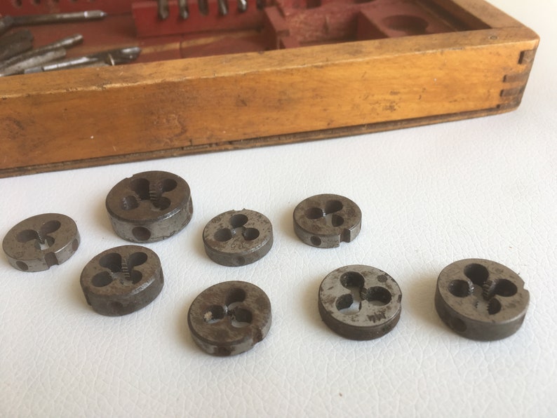 Antique Tap and Die Set Machinist Tools Little Giant Etsy