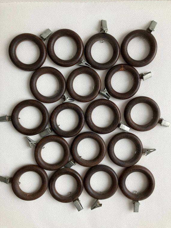 Wooden Rings Curtains, Drapery Curtain Rings