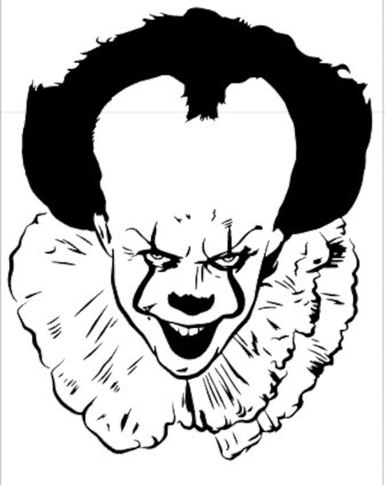 Printable Pennywise Face