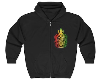 Choke Love Rasta Hoodie | Gradient Red Yellow Green Love Inspired