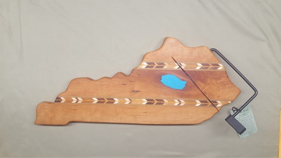 Cherry Cheese Slicer with Maple End Grain and Herringbone Inlay