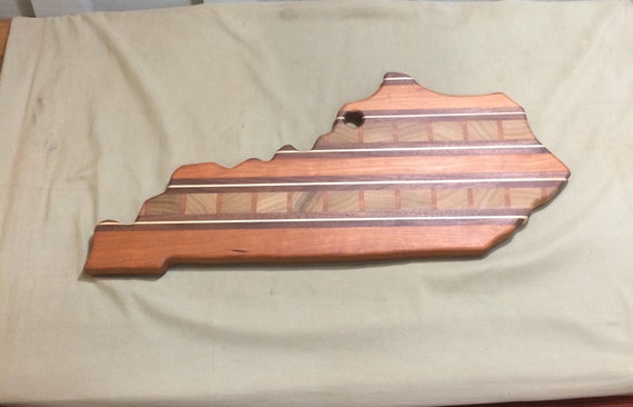 Cherry Cheese Slicer with Maple End Grain and Herringbone Inlay