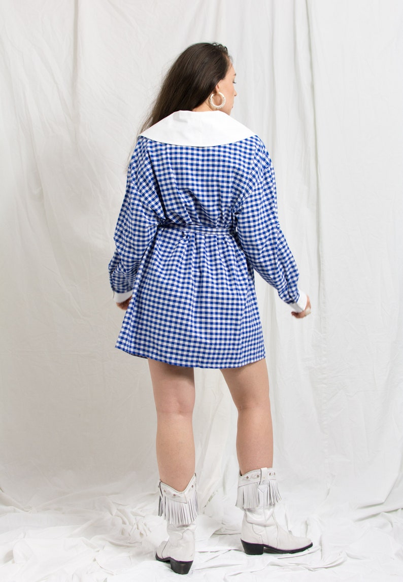 D'ARTAGNAN'S DAUGHTER shirtdress with arrow collar image 9