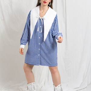 D'ARTAGNAN'S DAUGHTER shirtdress with arrow collar image 3