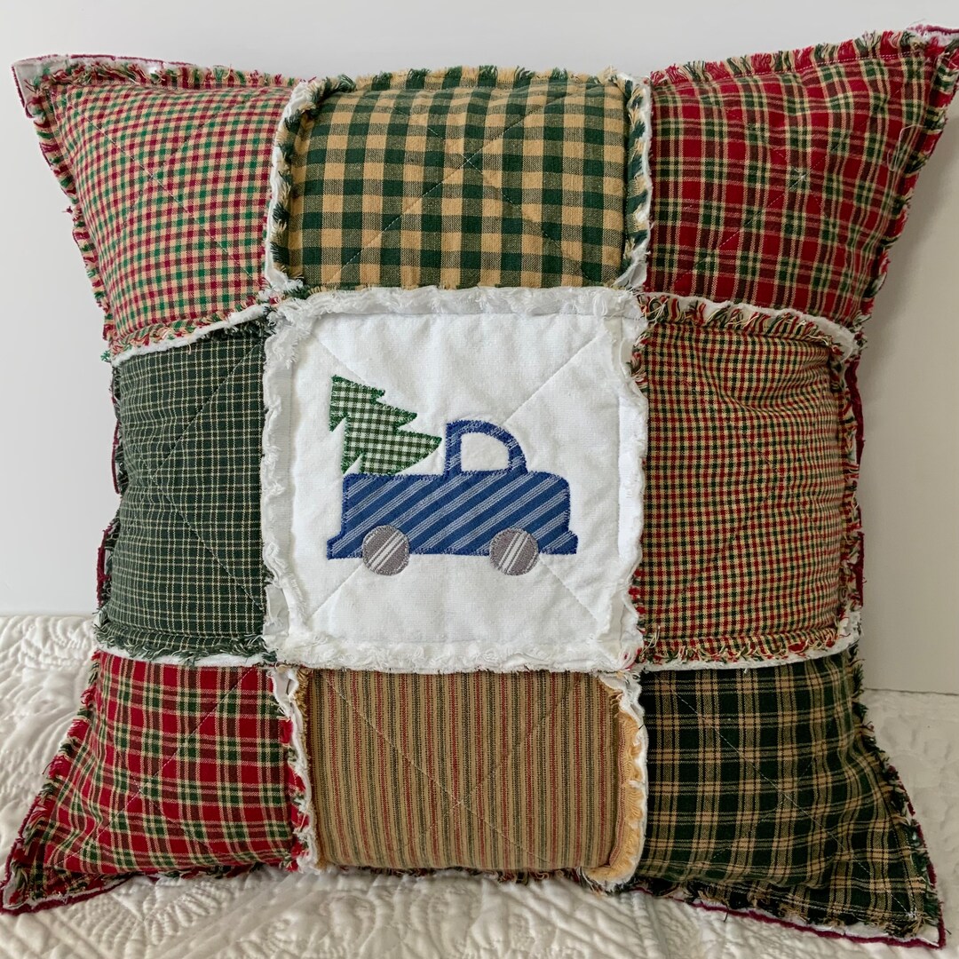 Holiday Railway Christmas Quilted Pillow Case NCU0HTT031 main image 0