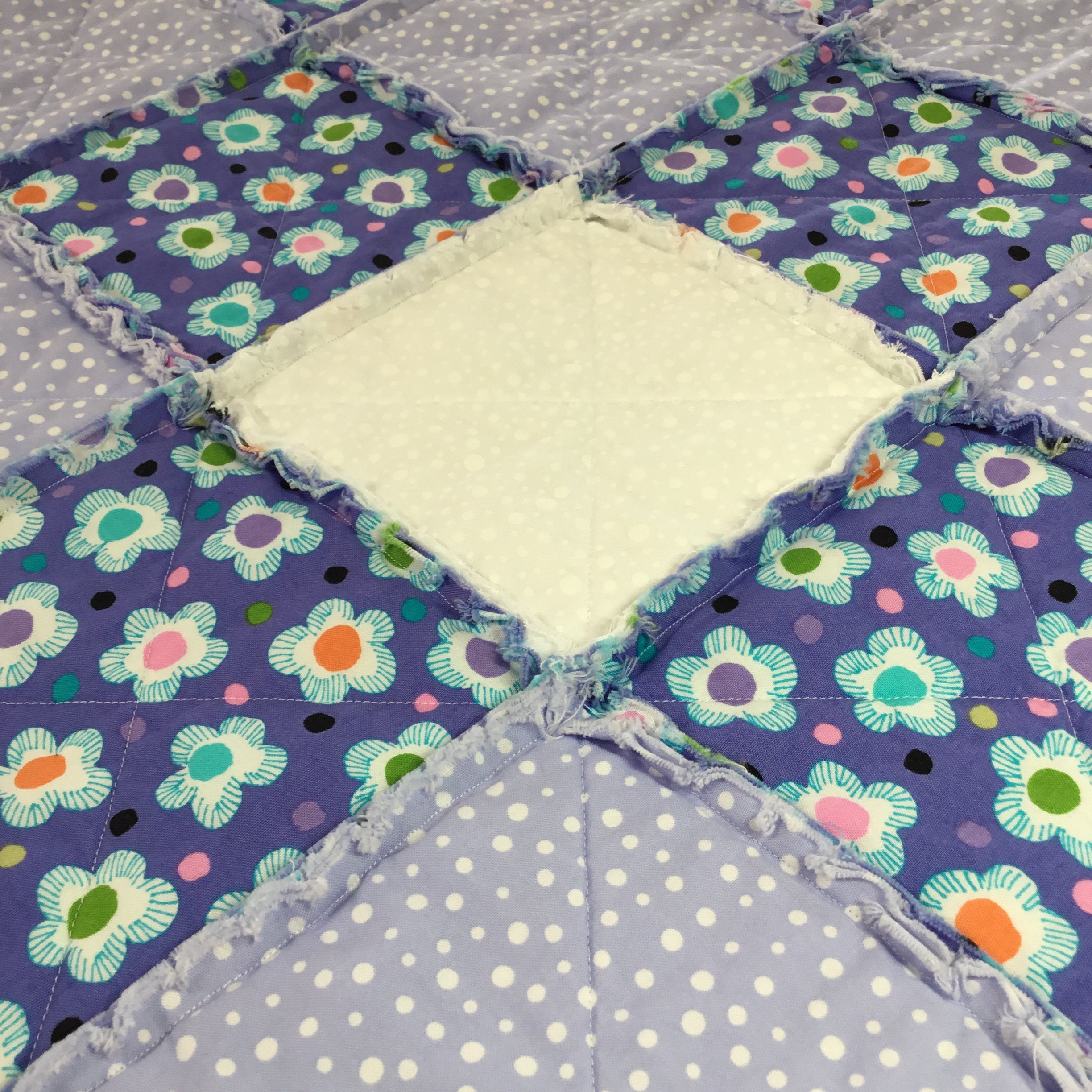 Lavender Baby Quilt Baby Girl Quilt Homemade Baby Blanket Etsy