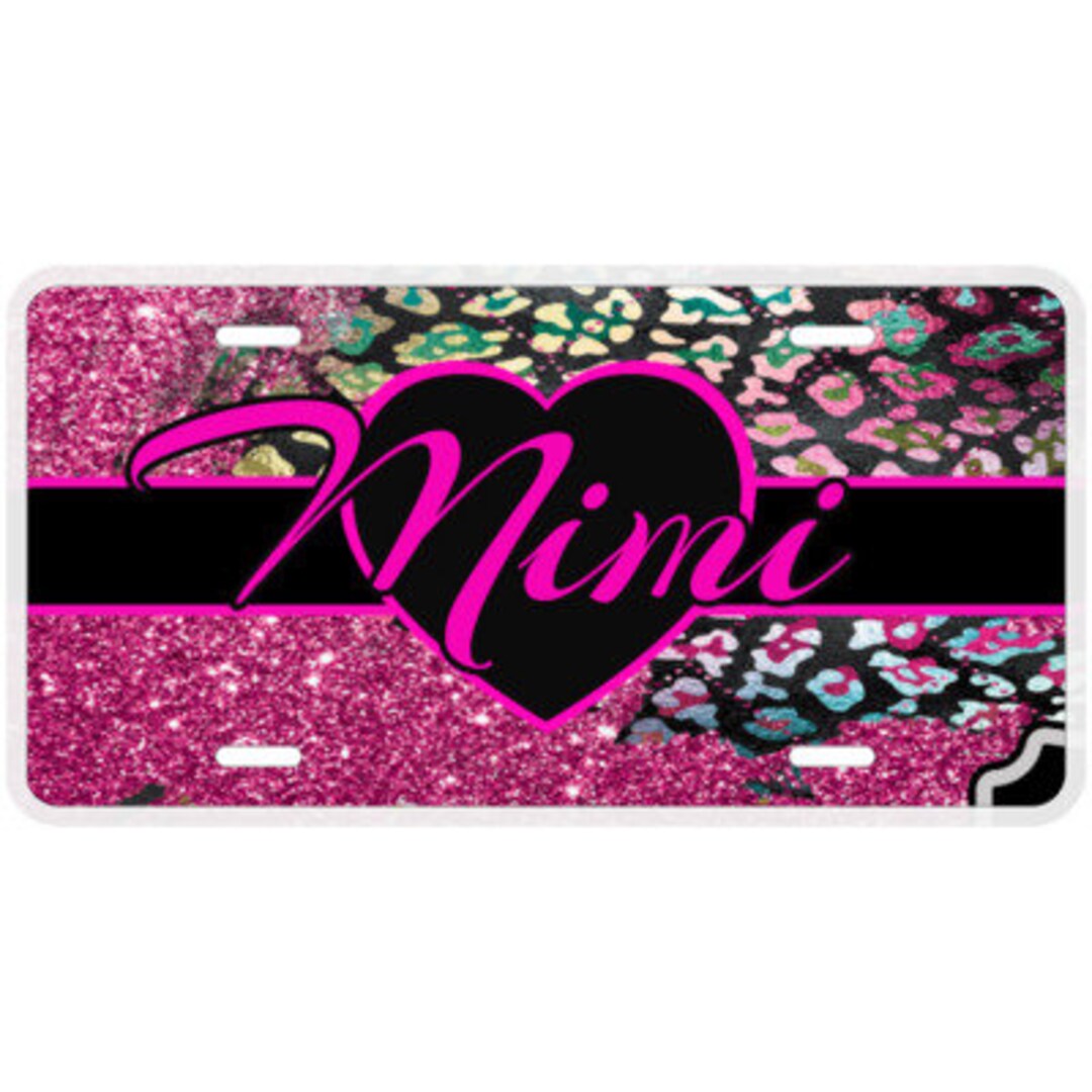 Mimi License Plate any Names Mimi Gift Custom Car Tag Etsy