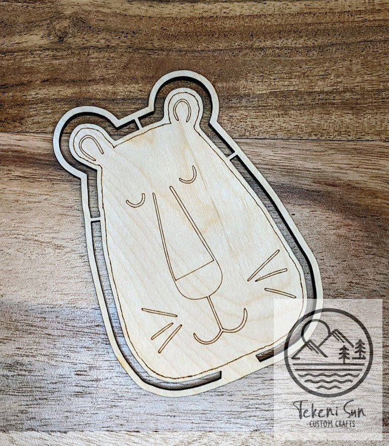 SVG Download - Lion DIY Yarn Kit for Glowforge