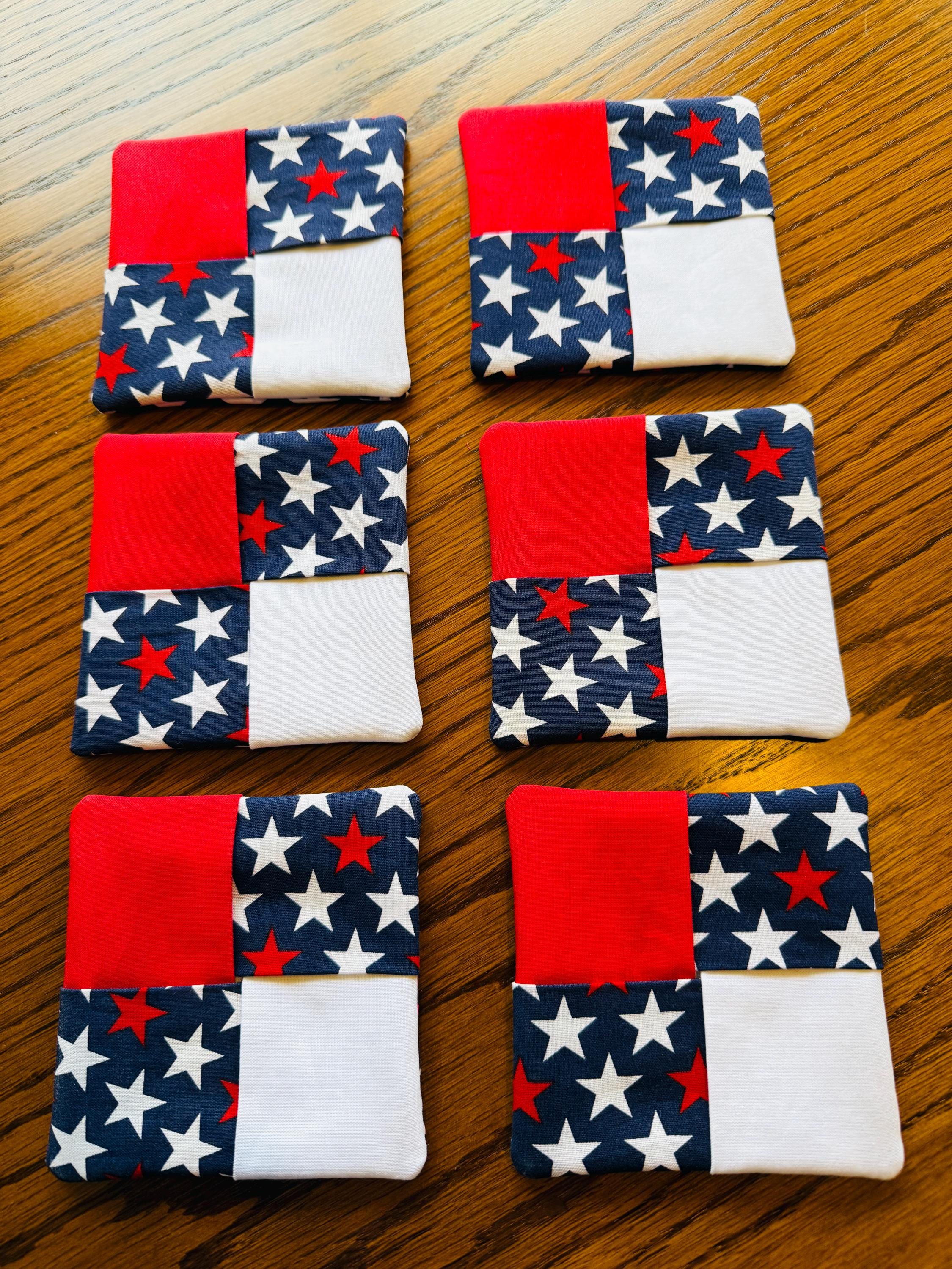 Patriotic Table Runner Red White and Blue With Stars. - Etsy