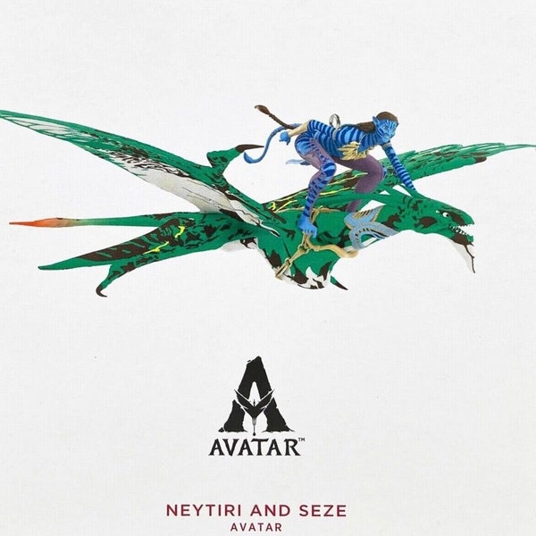 Hallmark 2022 Neytiri and Seze Avatar Keepsake Christmas Ornament Movie New in Box