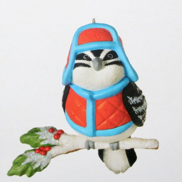 Hallmark 2022 Cozy Critter #6 in Series Bird Blue Jay Keepsake Christmas Ornament New in Box