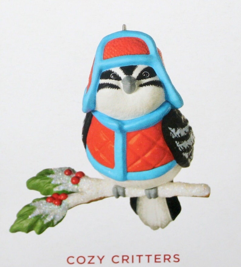 Hallmark 2022 Cozy Critter 6 in Series Bird Blue Jay Keepsake Christmas