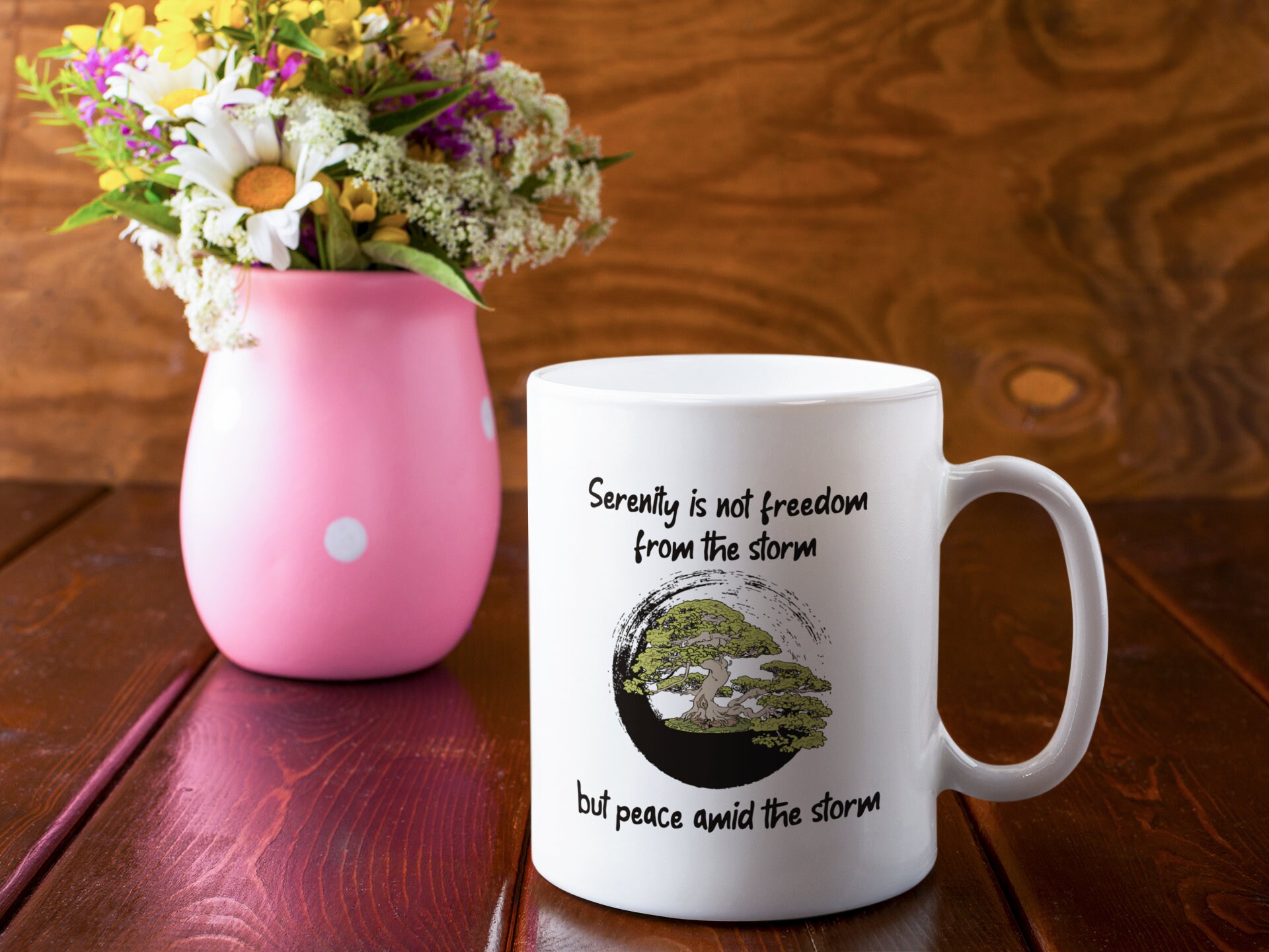 Inspirational Coffee Mugzen Mugserenity is Not Freedom From Etsy