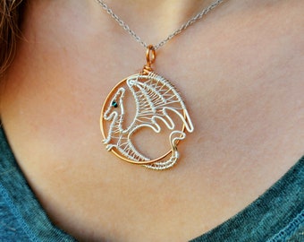Fantasy inspired pendant: The Dragon