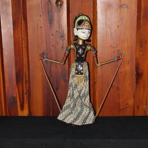 Vintage Indonesian Wooden Doll/Puppet