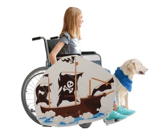 Rolling Buddies Ghost Pirate Ship Wheelchair Costume Child's