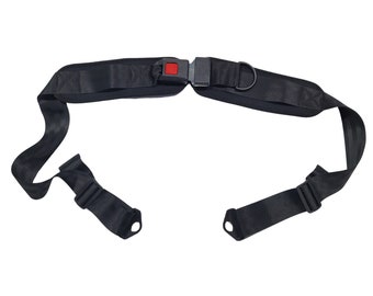 Wheelchair Padded Seat Belt Auto Style Metal Buckle Positioning Belt