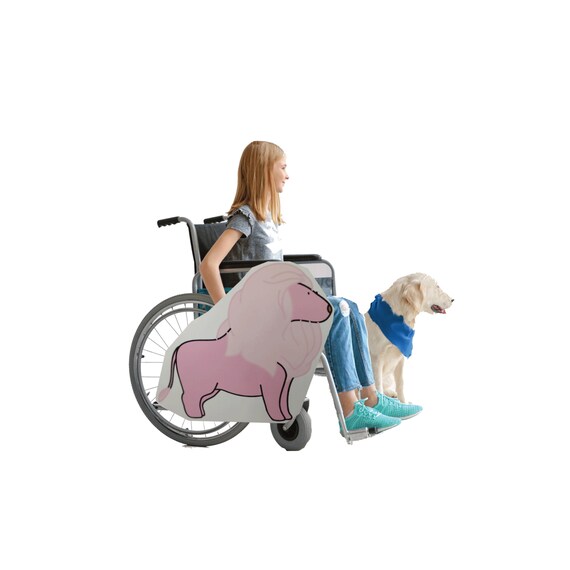 pink lion dog costume