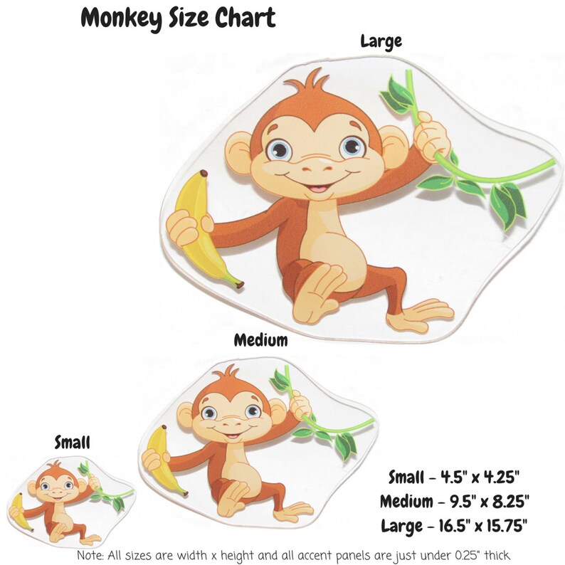 Monkey Accent Panel - Etsy