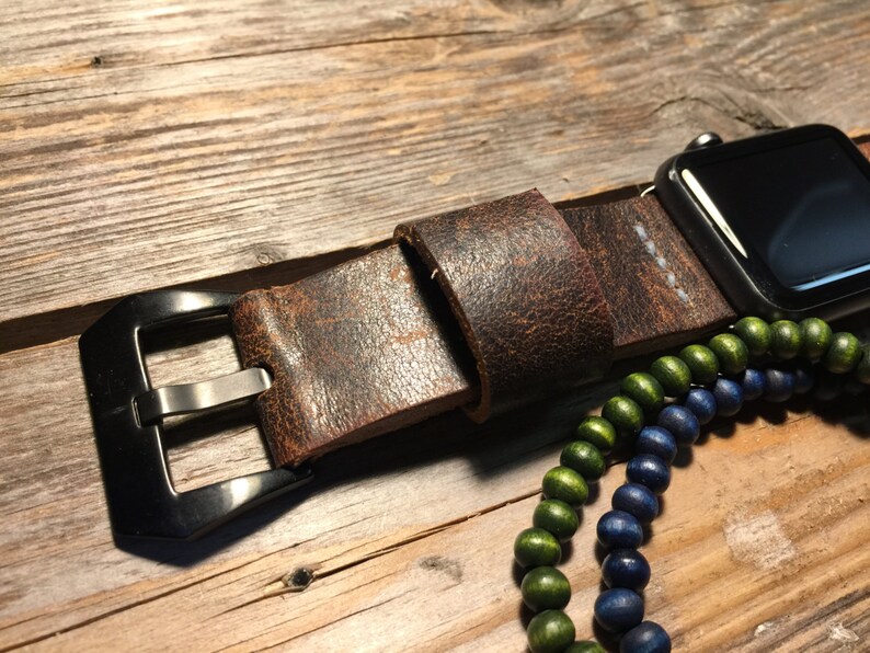 Apple Watch Leather Strap Band 42mm 38mm 40mm 44mm Men or | Etsy
