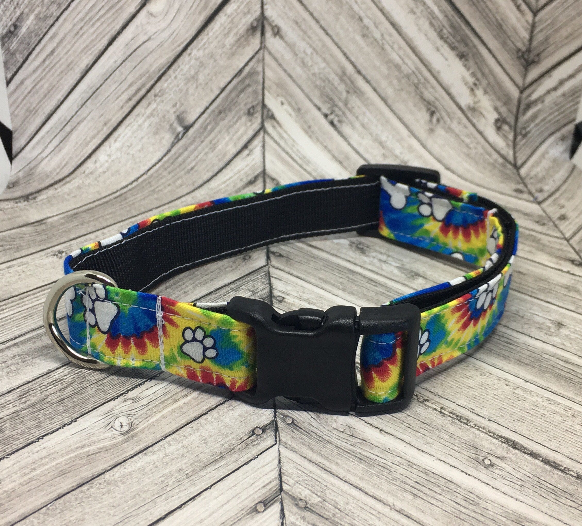 Tie Dye Dog Leash and Matching Collar Etsy