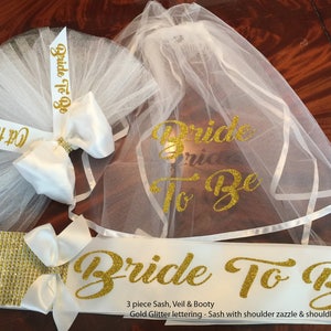 Bachelorette Bikini Veil. PERSONALIZED Purchase individually or as Sets by CYA Bikini Veils