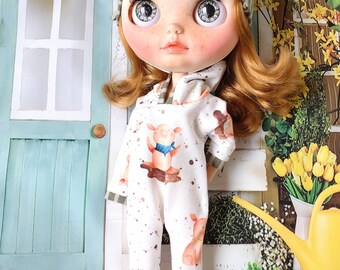 Poupée pyjama pour Blythe avec grand sweat à capuche. La livraison gratuite est sans numéro de suivi, si vous la souhaitez, achetez « expédition certifiée » dans la boutique.