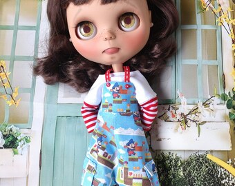 Romper and tshirt for Blythe.  FREE SHIPPING is without tracking number, if you want  it, buy "certified shipping" at shop.