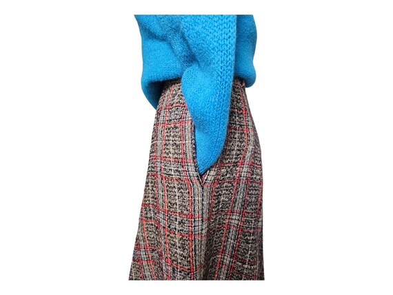 Small 1960s Skirt Brown Tweed Bouclé