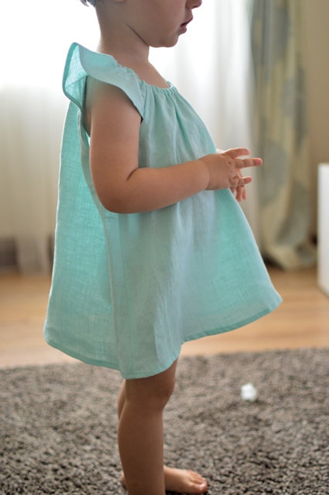 Linen Dress Baby Dress Linen Baby Dress Toddler Dresslinen Etsy