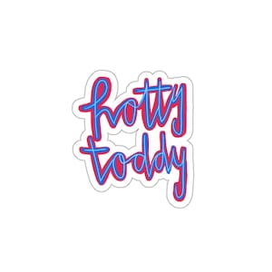 Ole Miss sticker- hotty toddy- waterproof-laptop sticker- car sticker