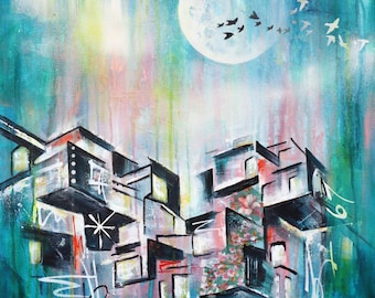 Montreal Habitat 67 Art Print: Brutalist Architecture, Expo 67
