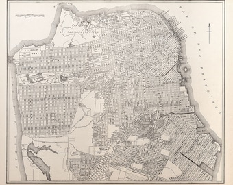 Map of the city of San Francisco, California - 1923