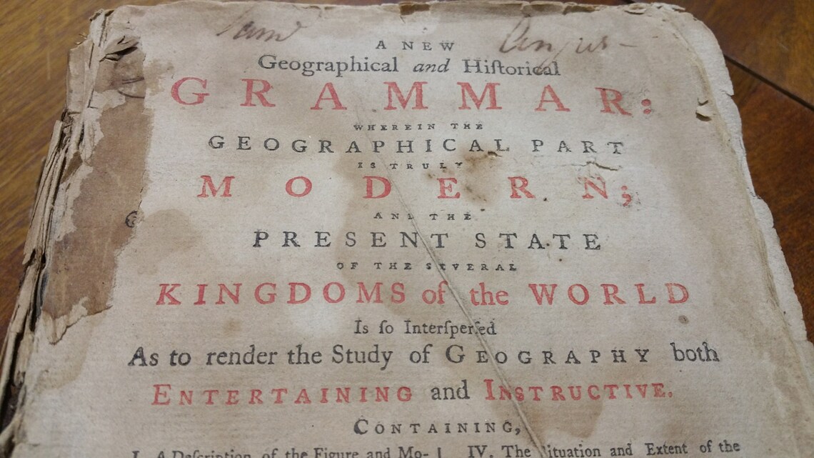 Map of Ireland 1764 Etsy